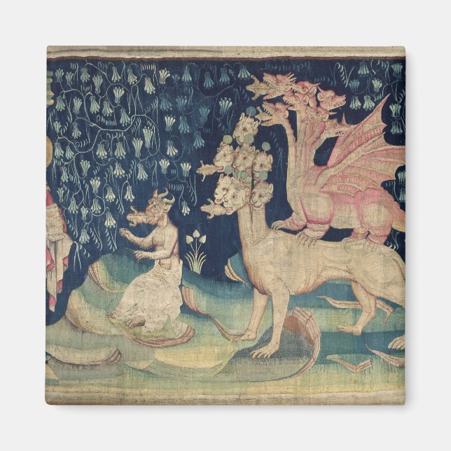 Die Drachen erbrechen Frösche Magnet (Vorne)