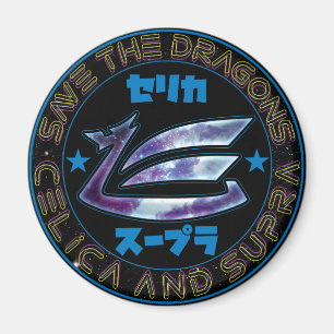 Die Drachen gerettet Magnet