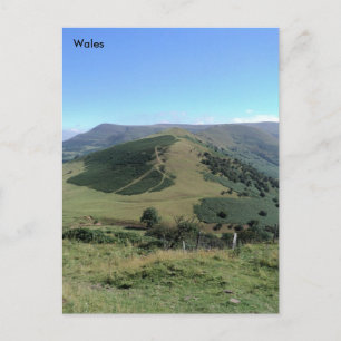 Die Drachen zurück, die Brecon Beacons, Wales Postkarte