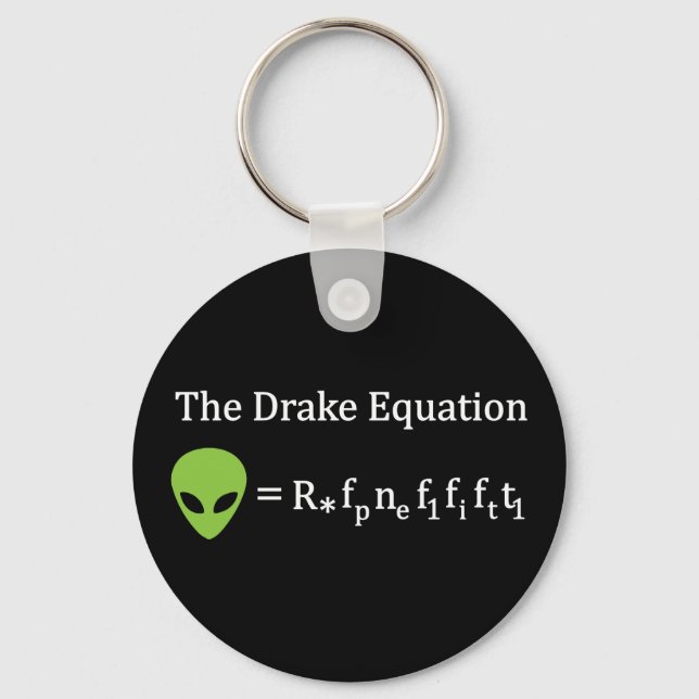 Die Drake-Gleichung Schlüsselanhänger (Vorderseite)