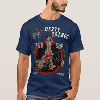 Die dreckige Gringo Speed Shop Gitarre Sexy Bikini T-Shirt