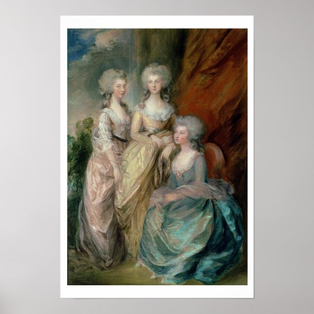 Die drei ältesten Töchter von George III: Prinzess Poster (Vorne)