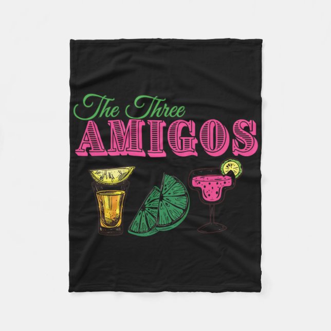 Die drei Amigos lustiger Cinco De Mayo  Fleecedecke (Vorderseite)
