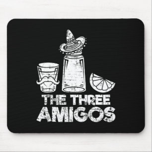 Die drei Amigos Shirt Tequila Limon Salt Männer Fr Mousepad