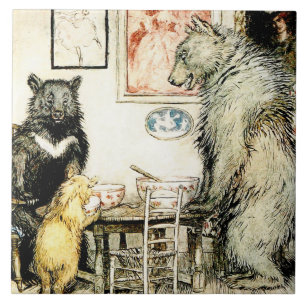 „Die drei Bären“ von Arthur Rackham Fliese