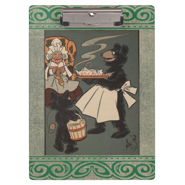 Die Drei-Bären-Zwischenablage Klemmbrett (Vorderseite)