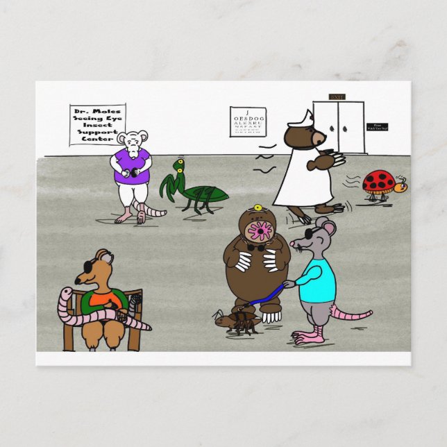 Die drei Blinden Mäuse Postkarte (Vorderseite)