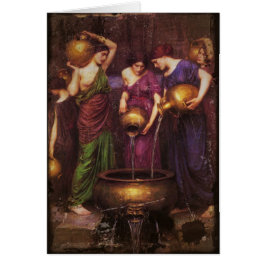 Die drei Danaides, die Cauldron füllen