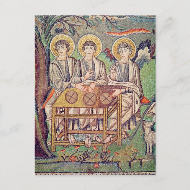 Die drei Engel Postkarte (Vorderseite)