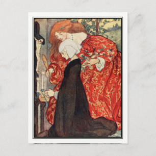 Die drei Feinde von Florence Harrison Postkarte