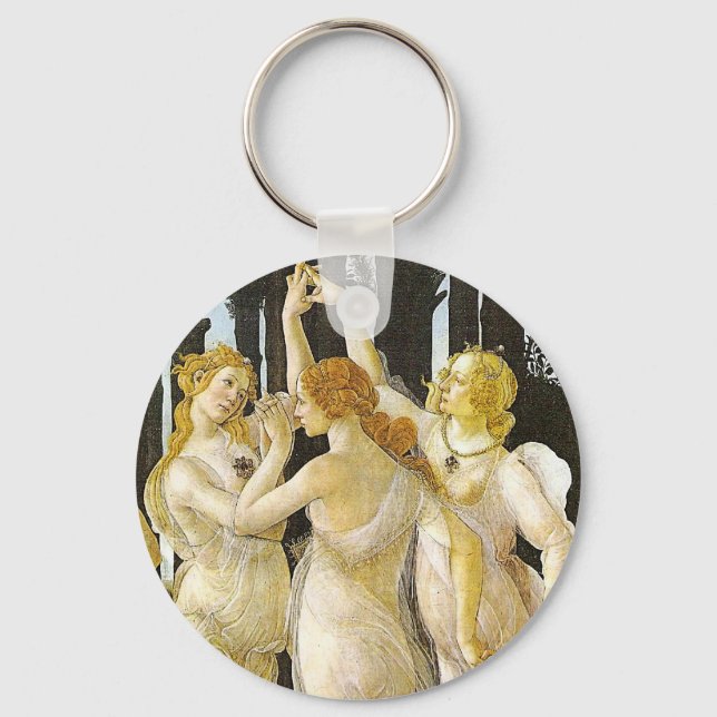 Die drei Grabungen von Sandro Botticelli Schlüsselanhänger (Vorderseite)