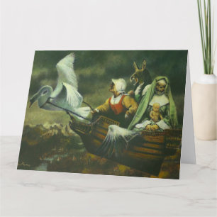 Die drei Hexen große Grußkarte Karte