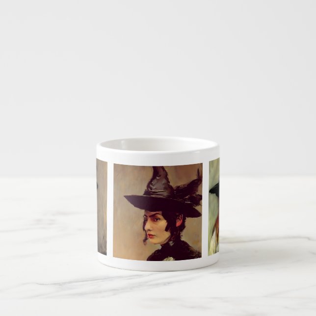 Die drei jungen Schwestern Hexen Espressotasse (Vorderseite)