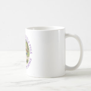 Die drei kleinen Schweine Verließ ihre Zuhause Kaffeetasse