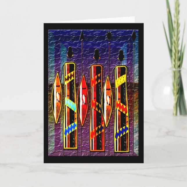 Die drei klugen Männer Karte (Vorderseite)