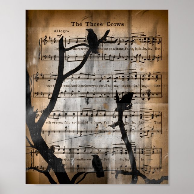 Die drei Krähen Poster (Vorne)