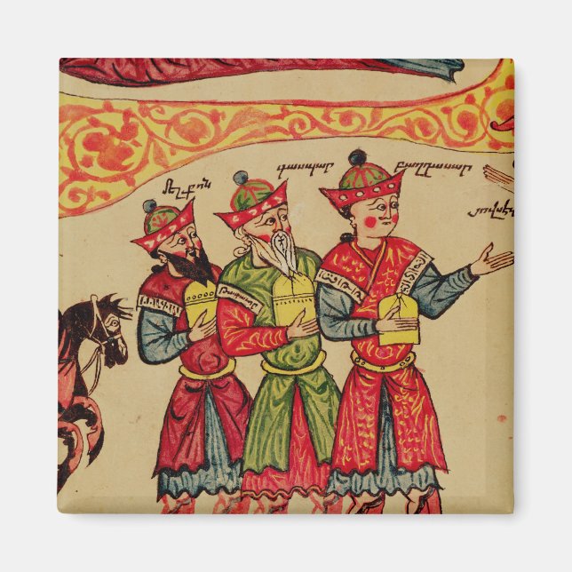 Die Drei Magi, Details aus der Geburt Magnet (Vorne)