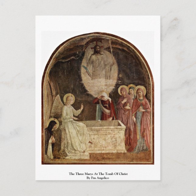 Die drei Marys am Grab Christi Postkarte (Vorderseite)