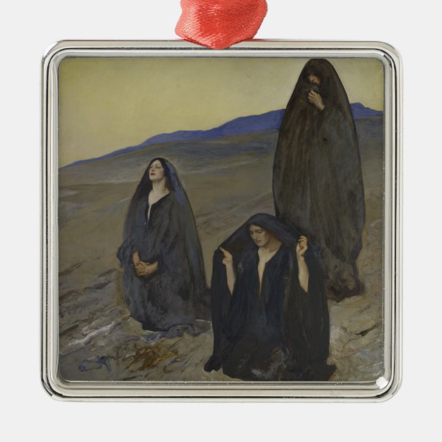 Die drei Marys Silbernes Ornament (Vorne)