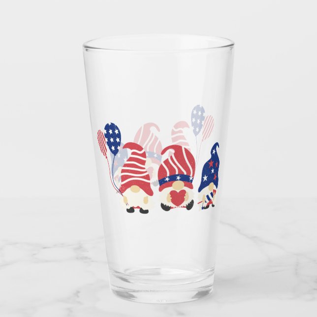 Die drei patriotischen Gnome Glas (Vorderseite)