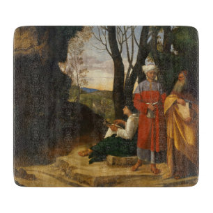 Die drei Philosophen (Weisen) (von Giorgione) Schneidebrett