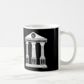 Die drei Säulen der Freimaurerei-Kaffee-Tasse Kaffeetasse