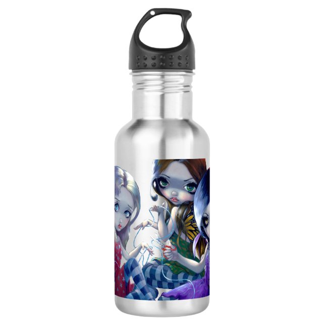 "Die drei Schicksals-" Flasche Edelstahlflasche (Vorderseite)
