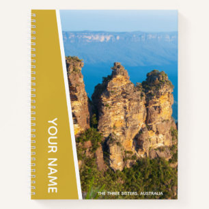 Die drei Schwestern, Blue Mountains Australien, Go Notizbuch