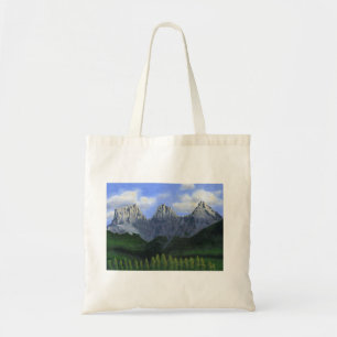 Die drei Schwestern in Canmore, Alberta, Kanada Tragetasche
