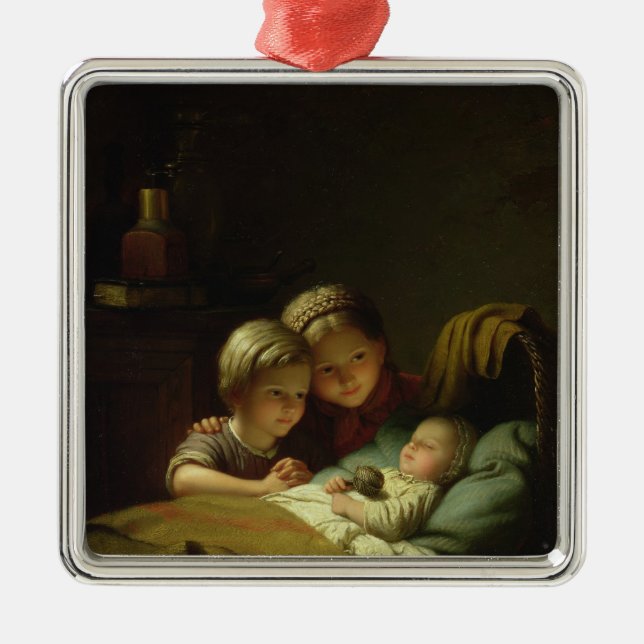 Die drei Schwestern Ornament Aus Metall (Vorne)