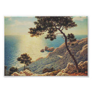 Die drei Strände der Côte d'Azur Fotodruck