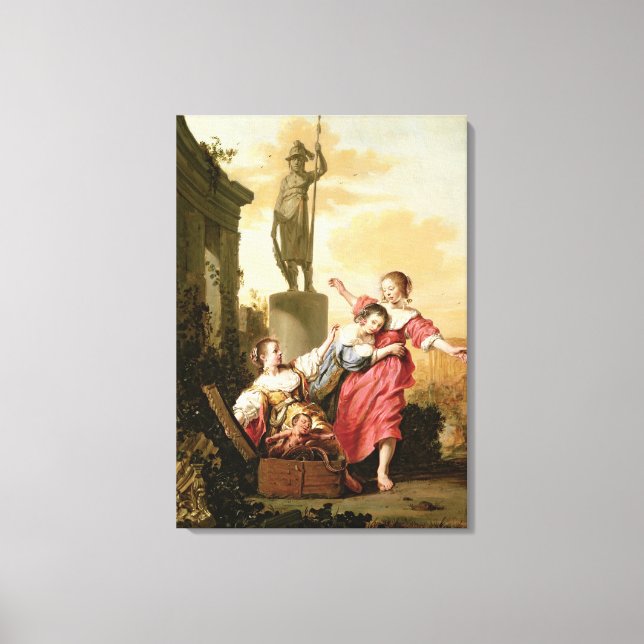Die drei Töchter der Kultur Leinwanddruck (Vorderseite)