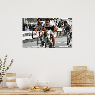 Die Drei-Wege-Sprint Paris-Roubaix 1981 Poster