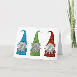 Die drei Weihnachtskarten Feiertagskarte