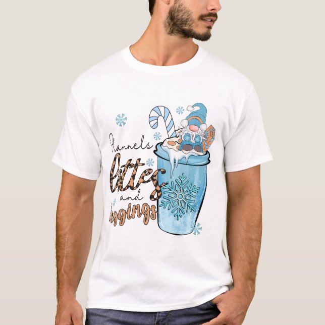 Die drei wichtigsten Dinge im Winter T-Shirt (Vorderseite)
