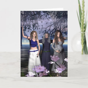 Die dreifache Göttin Karte