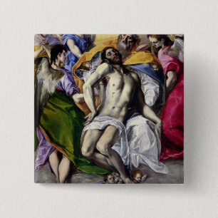 Die Dreiheit, 1577-79 (Öl auf Leinwand) Button