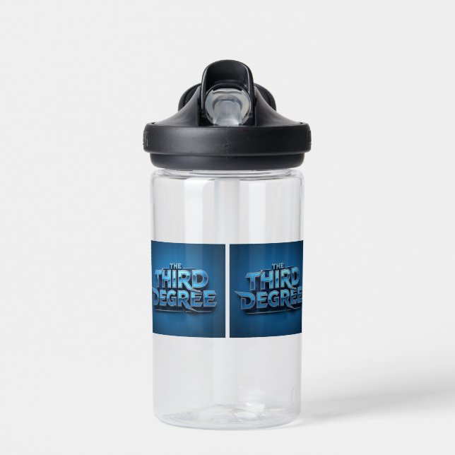 Die dritte Tasse des Kaffees Trinkflasche (Vorne)