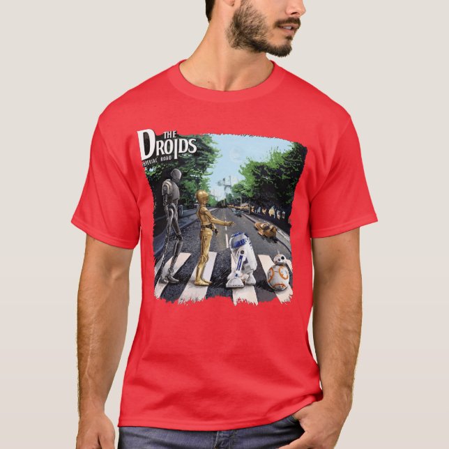 DIE DROID-KAISERSTRASSE retro T-Shirt (Vorderseite)