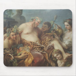Die Drunkenness von Silenus (von Carle van Loo) Mousepad