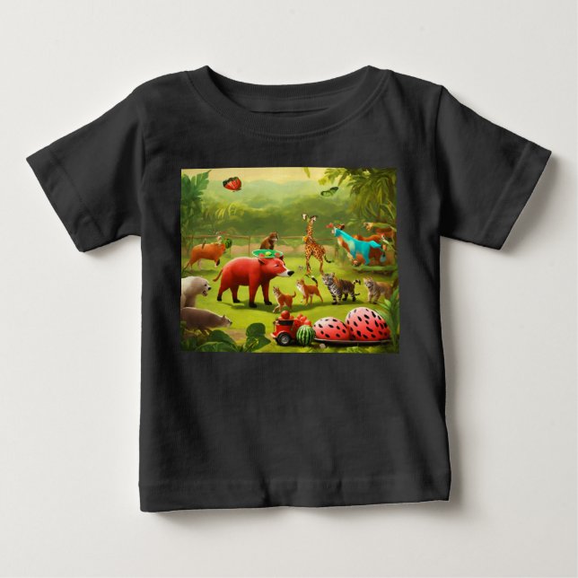 Die Dschungel-Olympia: Ein abenteuerliches Abenteu Baby T-shirt (Vorderseite)