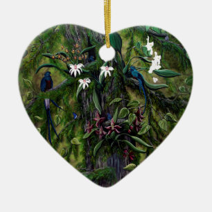 Die Dschungel von Tikal Keramik Ornament