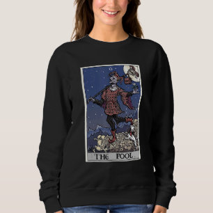 Die dumme Tarot Card Halloween Jester Gothic Spook Sweatshirt