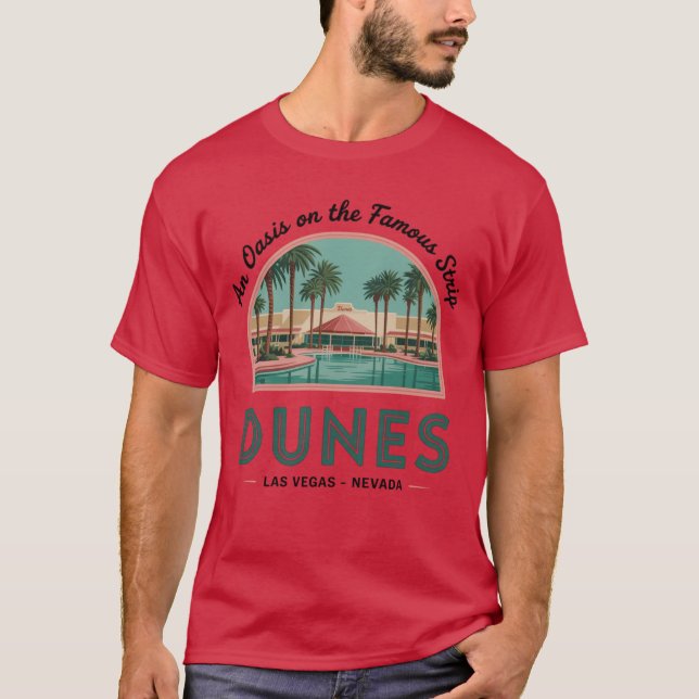 Die Dünen - Oase am Strip (2) T-Shirt (Vorderseite)