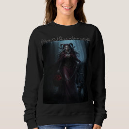 Die dunkelrote Ritt Riding Hood Sweatshirt