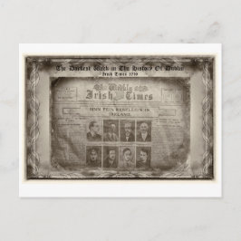 Die dunkelste Woche in der Geschichte von Dublin Postkarte