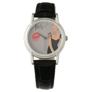 DIE DUNKFEMININE ENERGIE ARMBANDUHR