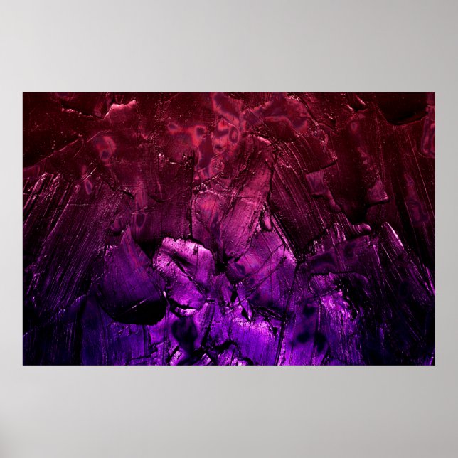 Die dunkle, abstrakte Hintergrundtextur mit Farbve Poster (Vorne)
