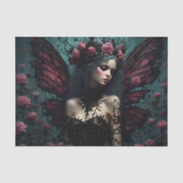 Die dunkle Rose ist reif Seidenpapier