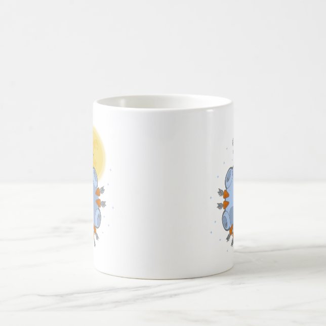 Die dunkle Seite der Mond-Tasse Kaffeetasse (Mittel)